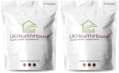 UKHealthHouse SOYA Lecithin Capsules & Evening Primrose Oil Capsules Bundle – High Strength Dietary Supplement Set – 240 Softgels + 90 Capsules