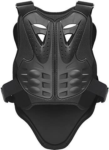 PELLOR Carreras Chalecos Columna Vertebral y Pecho Equipamiento de Protección para Ciclismo, Chaleco para Motocicleta Esquí Equitación Patineta Protector de Espalda y Pecho Equipamiento Anticaídas