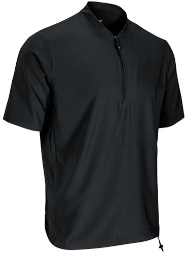 Woven Warm-Up Jacket, Men's 3X-Large, Black