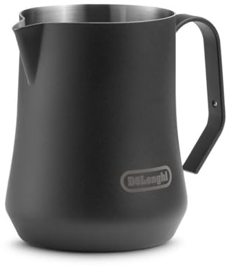 De'Longhi Milk Frothing Pitcher, Matte Black Stainless Steel, 17 oz