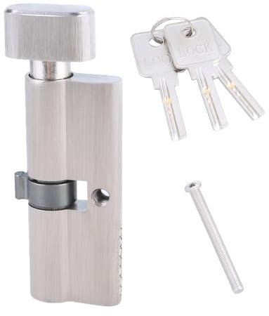 Home Protections Essential Alloy Cylinder Lock with Knob Secure Door Lock for Home Entrance &