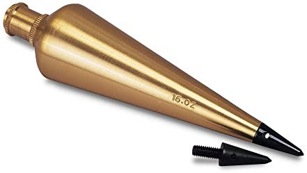 STANLEY Plumb Bob, Brass, 16-Oz (47-974)