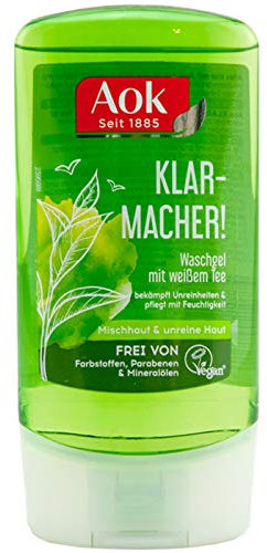 Aok Regulierendes Waschgel mit weißem Tee, 6er Pack (6 x 150 ml)
