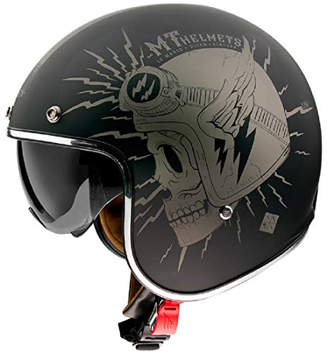 MT HELMETS jet helmet LE MANS 2 SV grey 12496550235 size M