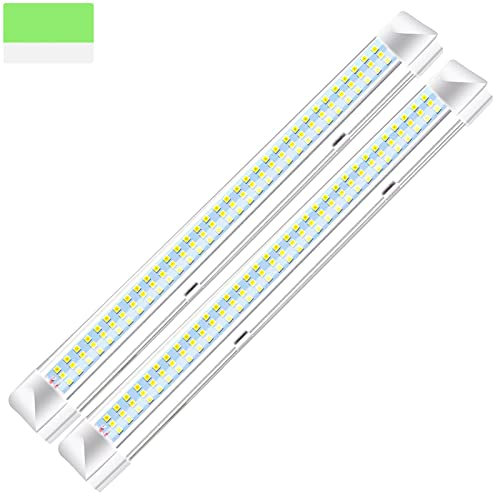 papasbox 2x 108 LED Innenraumbeleuchtung Auto LED, Innenbeleuchtung 12 Volt LED Lampe 12V Lichtleiste Beleuchtung, 9W Leiste Innenleuchte Interior, Leuchtstofflampe für Küche Camping Wohnmobil Boot