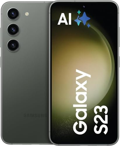 Samsung Galaxy S23 256GB 8GB ROM AI Smartphone Android 15, 3.900mAh Akku, Smartphone ohne Vertrag — EU Version (Grün)