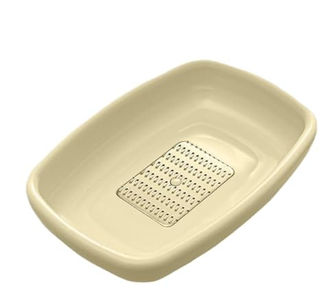 Plaque de râpe à gingembre – Plaque de broyage d'ail | Plaque de râpe pour broyage du wasabi et du gingembre | Plaque de râpe à gingembre avec grattoir – Râpe de cuisine pour fruits et légumes |