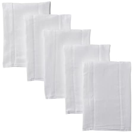Gerber 10-Pack Cloth Diaper Prefold Premium 6-ply with Absorbent Padding