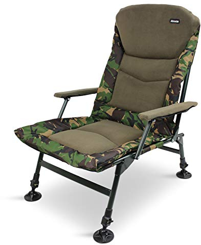 Abode Rip-Stop DPM CAMO Carp Fishing Camping Fleece Armchair Chair
