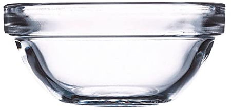 SCHALE 7.5CM GL.EMPILABLE 64269 Luminarc 9201154 – ensala, Verschiedene Glasbehälter, Glas, durchsichtig, 8 cm