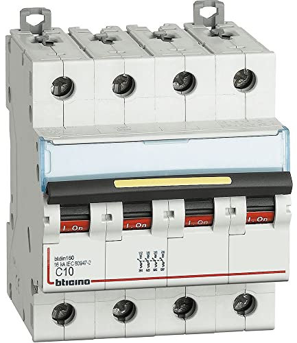 BTICINO FT84C10 - BTDIN160 - MAGNETOT 4P CURVA C 10A 16KA