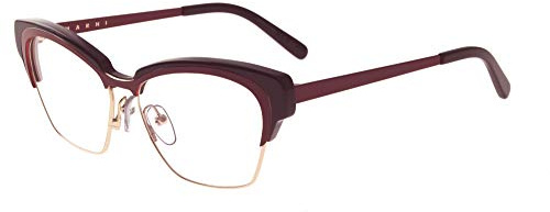 Glasögonbågar Marni GRAPHIC ME2101 PLUM RED 54/15/135 Dam