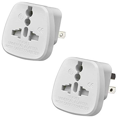 Gadgets Hut UK - 2 x UK to Australia Travel Adapter, Plug for visitors from UK to Australia, China and New Zealand (Pack of 2)