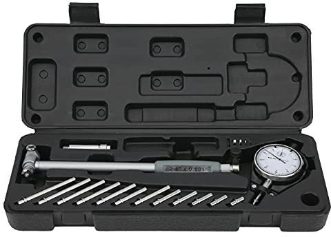 Extender Dial Bore Set, 2‑6 inch x 0.001 inch, Dial Indicator Bore Gage, Dial Bore Hole Indicator Measuring Engine Cylinder Tool Kits （Imperial) Urtavla indikator