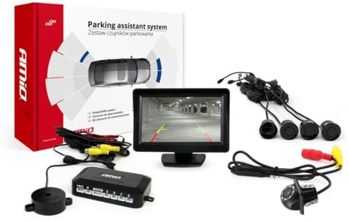 AMiO 02260 Sistema di assistenza al parcheggio Anteriore e Posteriore Sensori di parcheggio
