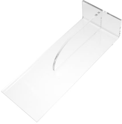 Alipis Cake Smoother - Clear Acrylic Baking Tool for Buttercream Fondant and Cake Decorating 22X10Cm and Easy to Clean