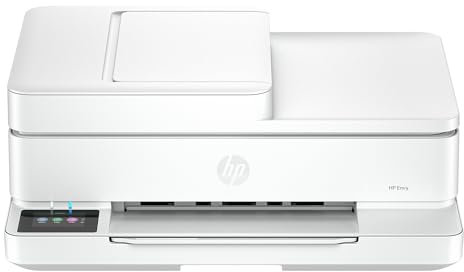 HP Envy 6530e 714P1B, Impresora Multifunción de inyección de Tinta A4 a Color, impresión a Doble Cara automática, hasta 10 ppm, Wi-Fi, ADF, Fax, 3 Meses de impresión Instant Ink, Blanca