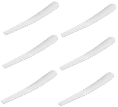 6Pezzi Cucchiaio da Minestra Acciaio Inossidabile da Mini Cucchiai Piatto per Tè e Dessert e Ristoranti Facile Pulizia e Antiscivolo