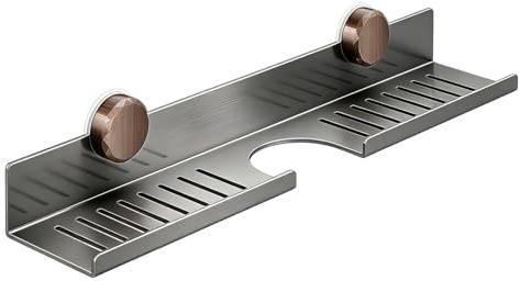Etagere Salle de Bain Sans Percage,Étagère de Douche sans Percage 40cm | En Acier Inoxydable,Support Rangement Robinet - pour Rangement Salle de Bain et Cuisine