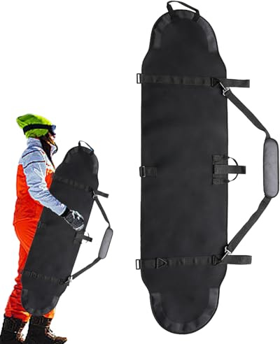 Generisch Bolsa de snowboard, bolsas de viaje para snowboard, bolsas de viaje para snowboard, bolsa de snowboard reforzada y acolchada, bolsa de viaje para snowboard