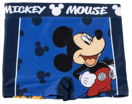 Boxer Baño Mickey para Niños - Bañador Natación Infantil Cómodo, Ligero y Secado Rápido, Shorts de Baño Niños para Verano, Playa y Piscina