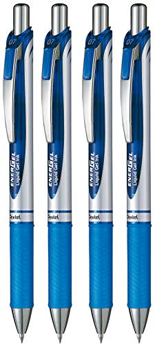 Pentel BL77 Energel XM scatto 0,7mm blu 4 pz