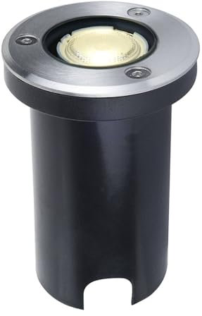 LED Spot encastrable dans le sol Kenan (Moderne) en Gris (1 lampe,à), Luminaire d’extérieur pour jardin la terrasse balcon & maison