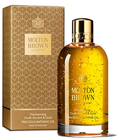 Molton Brown Ipnotizzante Oudh Accord & Gold Prezioso Olio da Bagno 200 ml
