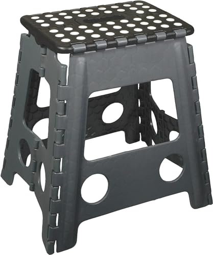 Wham Handy & Practical Tall Strong Up to 150kg Folding Step Stool (Will Receive Random Colour) (1 Step Stool)