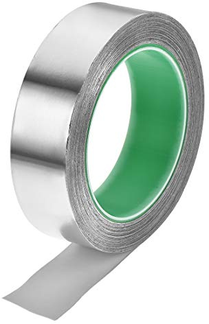 uxcell 30mm Aluminum Foil Tape High Temperature Tape for HVAC,Sealing,Patching Hot and Cold Air Ducts Adhesive Tape 20m/65ft