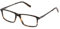 FILA Quadratisch Edelstahl Brillen in Shiny Havana für Herren, Brille mit Sehstärke, optional mit Sonnenbrillen tönung oder Blaulichtfilter (Modell VFI532)