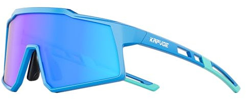 KAPVOE Lunettes de Soleil Polarisées pour Enfants Lunettes Cyclisme pour Adolescents Lunettes de Baseball Softball Tennis Protection UV400 Frame TR90 pour Garçons Et Filles Sports Cyclisme 09