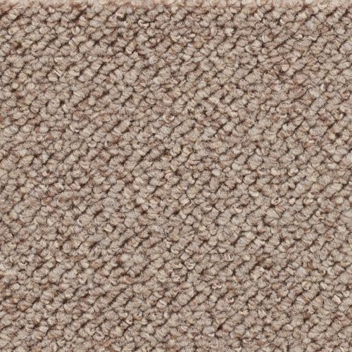 Teppichboden Meterware in 400 cm und 500 cm Breite Auslegware Teppich in Schlingen Qualität für Wohnzimmer und Esszimmer