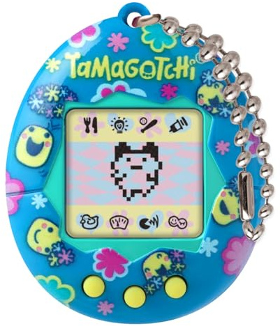 BANDAI, Tamagotchi virtuellt husdjur original Tama Smile, flerfärgad 42991, elektronisk leksak för åldrarna 8+