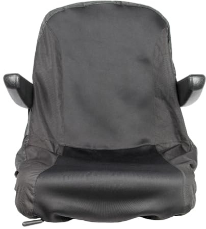 Generico Funda de asiento para tractor - Funda para asiento de tractor con bolsillos de almacenamiento | Herramienta protectora para asiento de cortacésped, organizador y protector de asiento de