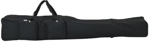 Genérico Bolso para caña de Pescar Tela Oxford Negro 150 cm, Bolsas y Estuches para cañas de Pescar Negro,4010002