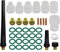 RIVERWELD WIG-Gaslinsen-Spannzangenkörper 13N21 45V42 (1,0 mm) 13N22 45V43 (1,6 mm) 45V44 13N23 (2,4 mm) 45V45 13N24 (3,2 mm) Glasbecher #4 ~ #12 WP 9 20 25 WIG-Schweißbrenner 39 Stück