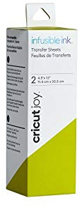Cricut Joy Infusible Ink - Transfer Sheet (2), 4.5 x 12 - Avocado