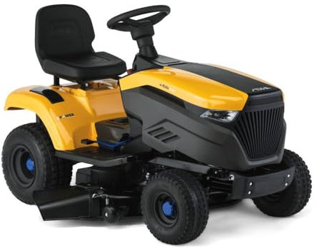 STIGA Trattore prato a batteria S300, batteria da 48 V, 30 Ah, 3500 m2 con una sola carica, larghezza di taglio 98 cm, 7 altezze di taglio, pannello di controllo intuitivo