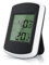CSL - Thermo-Hygrometer Thermometer Hygrometer innen Temperatur und Luftfeuchtigkeitsmessgerät mit Smiley-Indikator für Gewächshaus, Wohnzimmer, Schwarz/Weiß