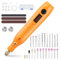 Cordless Rotary Tool with 105pcs Accessories - 3.7V 5-Speed 3600-18000 RPM Mini Electric Grinder, USB Rechargeable for DIY Work Engraving, Carving, Cutting, Polishing, Drilling, Cleaning, Sanding