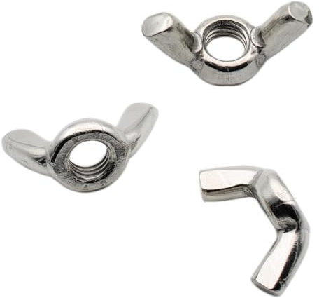 Ecrou Papillon M6 : 20 Pcs Visserie Inox | Ecrou a Oreille pour Vis Boulon Rondelle | Ailette Acier A2 Anti-Rouille Usage Intérieur Extérieur | PROTORX