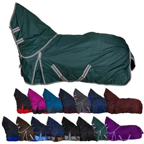 RL24 - Weidedecke Full Neck Basicline 600D Grün 135 cm (200g/m²)
