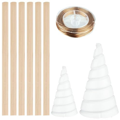 Marooma Kupferdraht für Elektrokultur-Gartenarbeit, Kupferspule für Gartenarbeit, Bonsai-Draht, Kupfer-Gartengeräte, Elektrokultur-Gartenpfahl für den Anbau von Gartenpflanzen (L)