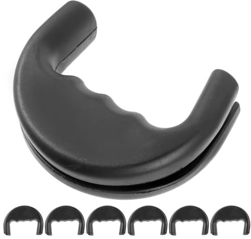 Yardwe 6stücke Hund Führleine Griff Aus Gummi Für Haustier Zugseilgriff Ergonomisch Für Spazierengehen Joggen Camping Wandern Zum Halt Bei Spaziergängen Mit Hund