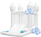 White Bounce House with Ball Pit, Bouncy Castle, Bounce House for Kids 3-6