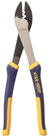 IRWIN 2078310 Vise-Grip forged Wire Crimper with ProTouch Grips, 10-Inch