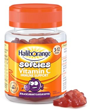 Haliborange Kids Blackcurrant Vitamin C Immune softies Tablet 30