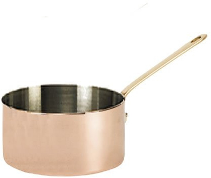 De Buyer Cobre sartén tamaño: 6 cm H x 12 cm W, 16 diámetro