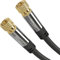 KabelDirekt – Cavo SAT, Antenna TV, Coassiale – 7,5 m – Cavo Satellitare 4K con connettore F in metallo – Disponibile in 0,5-30 m (per radio/TV, DVB-T, DVB-C, DVB-S/DVB-S2, internet, nero)